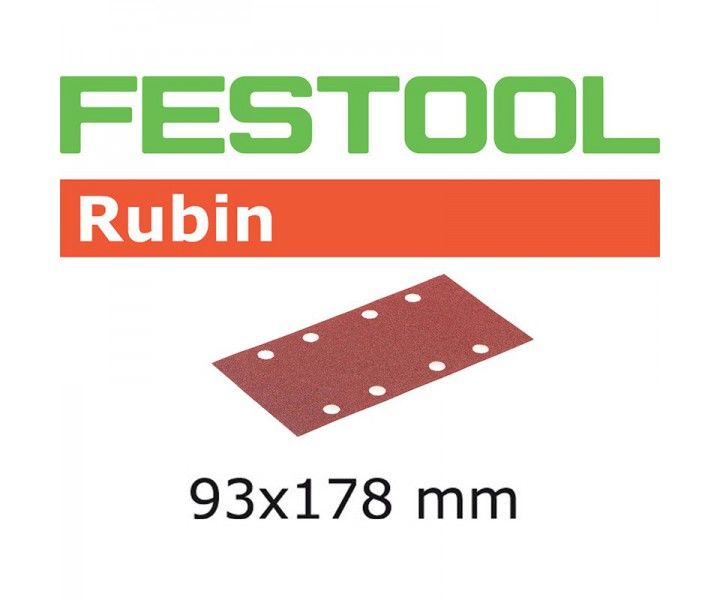 Фото Материал шлифовальный Festool Rubin II P 120, компл. из 50 шт. STF 93X178/8 P120 RU2/50 в интернет-магазине ToolHaus.ru